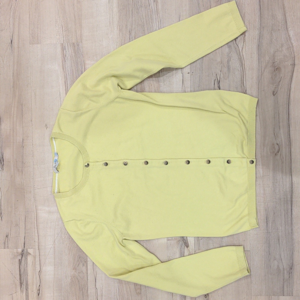 Citrine yellow cardigan, like new